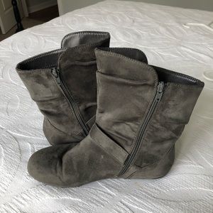 Gray Boots